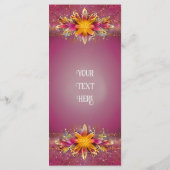 ピンクフローラエレガンス結婚ズコレクション メニュー (裏面)