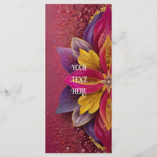 ピンクフローラエレガンス結婚ズコレクション メニュー (裏面)