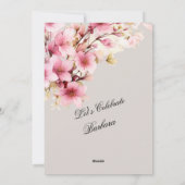 ピンクフローラエレガンス50th & Fabバースデーパーティーホール シーズンカード (裏面)