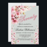 ピンクフローラエレガンス70thバースデーパーティー 招待状<br><div class="desc">手の水色の混合野花と美しく優しエレガントいフローラの招待でフェミニン、この特別な70絵を描誕生祝いをスタイルで始める。すべての文字パーソナライズされたは、名誉の年齢のゲストを含むあなたのパーティーのためになることができる。特別な要もし求やデザインサポートが必要な場合は、チャットを送信するだけで、私たちはサポートを喜んで喜ぶ。</div>