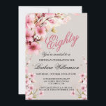 ピンクフローラエレガンス80thバースデーパーティー 招待状<br><div class="desc">手水色の混合野花と美しく優しいエレガントフローラ招待でフェミニン、この特別な80絵を描誕生祝いをスタイルで始める。すべての文字パーソナライズされたは、名誉の年齢のゲストを含むあなたのパーティーのためになることができる。特別な要もし求やデザインサポートが必要な場合は、チャットを送信するだけで、私たちはサポートを喜んで喜ぶ。</div>