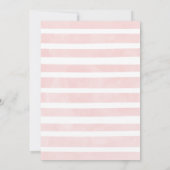 ピンクフローラオディアアニーエイジ誕生日  招待状 (裏面)