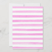 ピンクフローラカボチャ秋Sweet sixteen 招待状 (裏面)