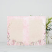 ピンクフローラカントリーシックなスクラップブックジャーナルページ (スタンド正面)