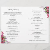 ピンクフローラカ結婚トリックの一括式計画 (裏面)