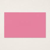 ピンクフローラガールベビーシャワーおむつラッフルチケット (裏面)