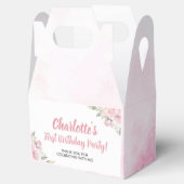 ピンクフローラガール誕生日お気に入りボックス フェイバーボックス (オープン)