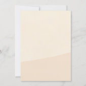 ピンクフローラキリンSafari赤ちゃんシャワーありがとう サンキューカード (裏面)