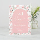 ピンクフローラキンセアニェラ招待状 招待状 (スタンド正面)