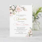 ピンクフローラキンセアニェラ招待 招待状 (スタンド正面)