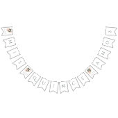 ピンクフローラキンセアニェラ15th誕生日パーティー バンティングフラッグ (全)