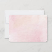 ピンクフローラキンセアニェラ15th誕生日パーティー 出欠カード (裏面)