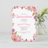 ピンクフローラキンセアニェラ 招待状 (スタンド正面)