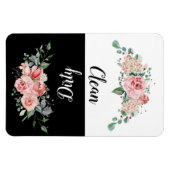 ピンクフローラクリーン/ダーティ食洗機 マグネット (横)