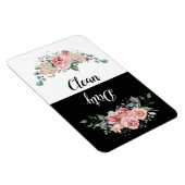 ピンクフローラクリーン/ダーティ食洗機 マグネット (右側)