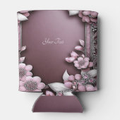 ピンクフローラクーラーボックス 缶クーラー (裏面)