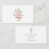 ピンクフローラケーキベーカリー名刺 名刺 (正面/裏面)