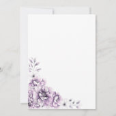 ピンクフローラサプライズ85thバースデーパーティー 招待状 (裏面)