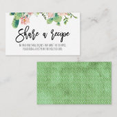 ピンクフローラサボテン共有Aレシピエンクロージャカード エンクロージャーカード (正面/裏面)