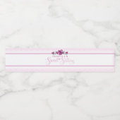 ピンクフローラスイーツ16 ペットボトルラベル (シングルラベル)