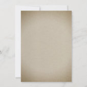 ピンクフローラセージ素朴リーフ卒業オープンハウス 招待状 (裏面)