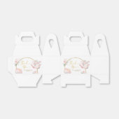 ピンクフローラティーパーティーブライダルシャワーお気に入りボックス フェイバーボックス (折り畳みなし)