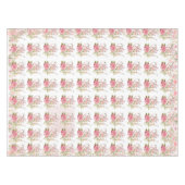 ピンクフローラティーパーティーベビーシャワー テーブルクロス (正面(横))