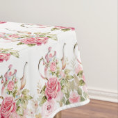 ピンクフローラティーパーティーベビーシャワー テーブルクロス (インサイチュ)
