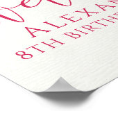 ピンクフローラティーパーティー ポスター (角)