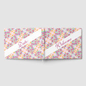 ピンクフローラデザイン ゲストブック (全面)