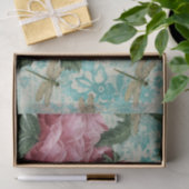 ピンクフローラドラゴンフライエフェメラ 薄葉紙 (ギフト)