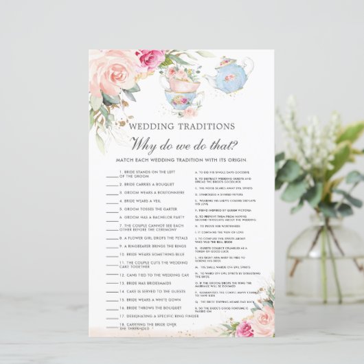 ピンクフローラハイティーパーティー結婚の伝統ゲーム (スタンド正面)