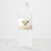 ピンクフローラハイランドカウズ ペットボトルラベル (正面)