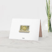 ピンクフローラハッピーバースデーカード カード (裏面)