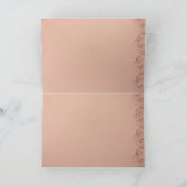 ピンクフローラハッピーバースデーカード カード (内部)