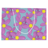 ピンクフローラハッピーバースデーラージ抱き枕 ラージペーパーバッグ (裏面)