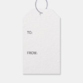 ピンクフローラハッピーバースデー水彩花 ギフトタグ (裏面)