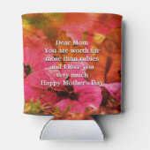 ピンクフローラハッピーマザーズデイ 缶クーラー (裏面)