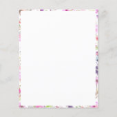 ピンクフローラハートベビーイン開花アドバイス (裏面)