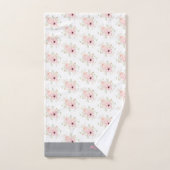 ピンクフローラバスタオルセット バスタオルセット (ハンドタオル)