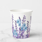 ピンクフローラバタフライガール誕生日 紙コップ (右)