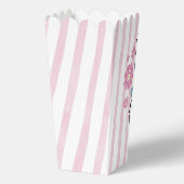 ピンクフローラバニーガールベビーシャワー フェイバーボックス (裏面)