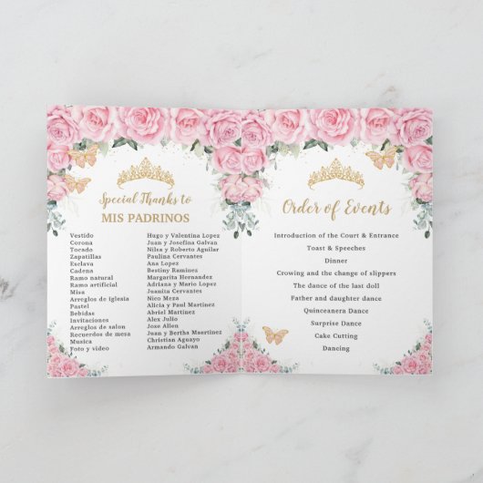 ピンクフローラバラキンセアニェラプリンセス蝶 プログラム (内部)