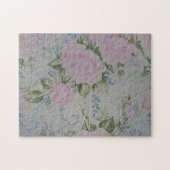 ピンクフローラバラヴィンテージ ジグソーパズル (横)