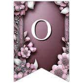 ピンクフローラバンティング国旗 バンティングフラッグ (第2の旗)