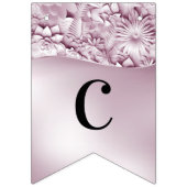 ピンクフローラバンティング国旗 バンティングフラッグ (第1の旗)