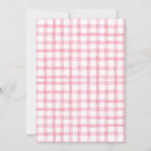 ピンクフローラバンティンファーム2nd誕生日 招待状 (裏面)