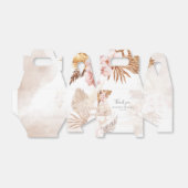 ピンクフローラパンパスグラス結婚ズありがとう フェイバーボックス (折り畳みなし)