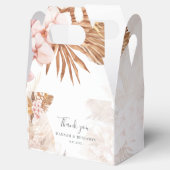 ピンクフローラパンパスグラス結婚ズありがとう フェイバーボックス (オープン)