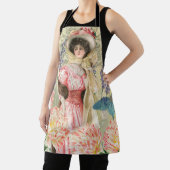 ピンクフローラビクトリアンウーマンリージェンシー エプロン (インサイチュ)